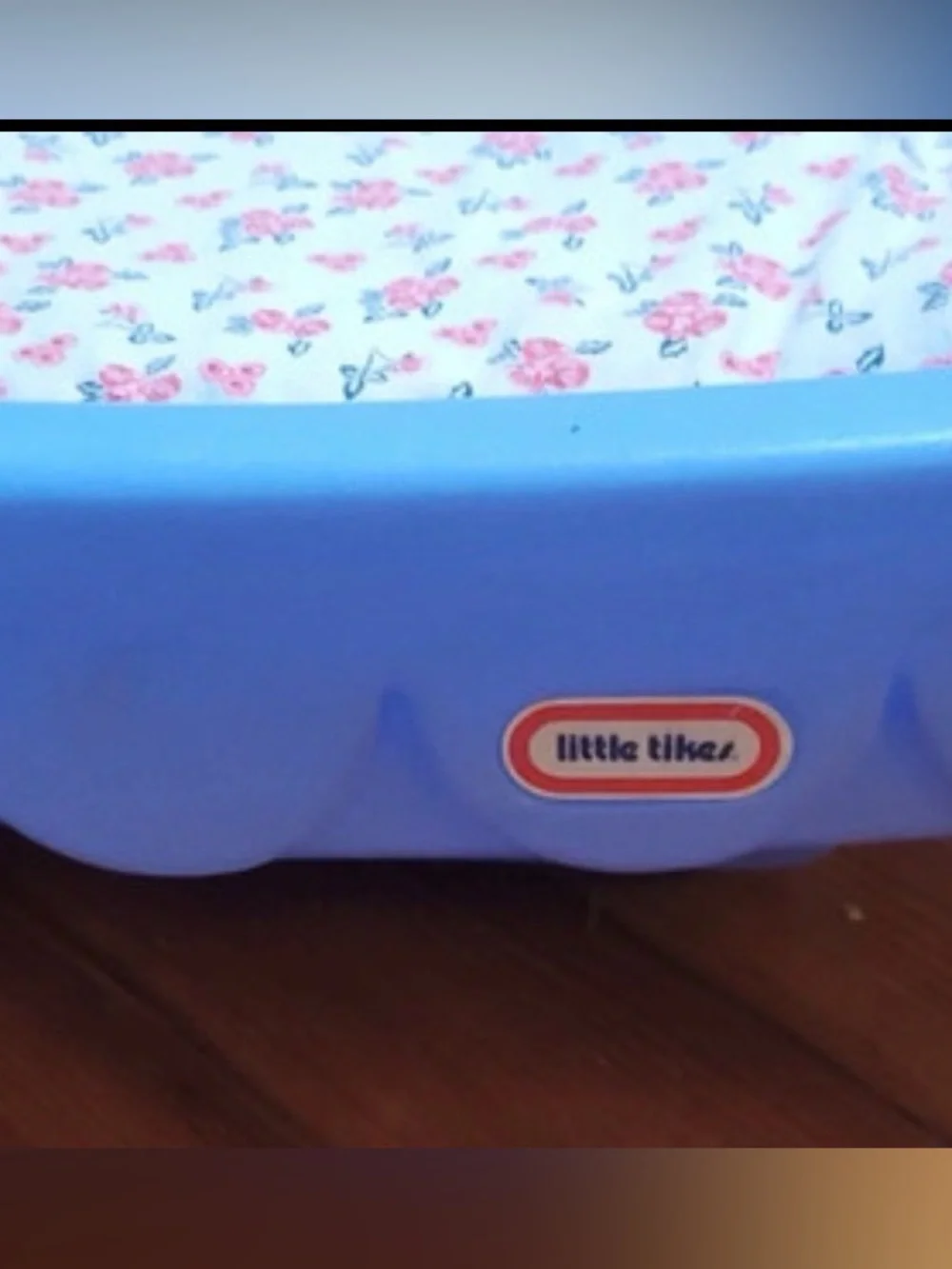 Vintage collectible Little Tikes Doll Bed – Lavender with Original Bedding